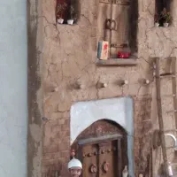 تابلو برجسته آنتیک  خانه سنتی روستایی کاهگلی حد نو|کلکسیون اشیاء عتیقه|فردیس, فردیس|دیوار