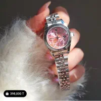 ساعت رولکس نو صحفه صورتی
