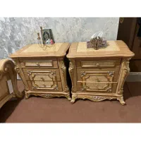 تخت خواب دو نفره|تخت و سرویس خواب|پارس‌آباد, |دیوار