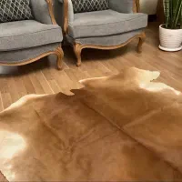 فرش پوست گاو، فرش چرم