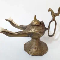 پیسوز دوشعله برنجی قدیمی و سنگین
