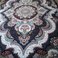 دو عدد فرش 9متری الماس کویر کاشان نو نو