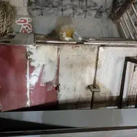 دکه آهنی فروشی مخصوص خواروبار و مواد غذایی و بنزین