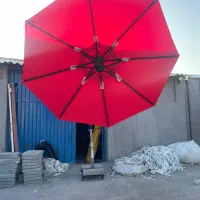 چتر میز اتشدان ۳ گرد سایبان ۴