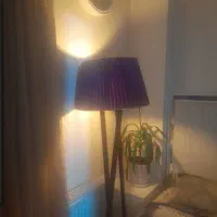آباژور   مشکی سالم فلز طبقه چوب