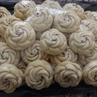 کلمپه زعفرونی و دارچینی و کاکائویی و گردویی