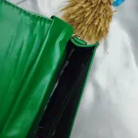 کیف سبز پاپیون دار