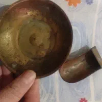 یک عدد کاسه مسی و سرتاس مسی