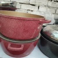 قابلمه های چدن  سایز 24قیمت هر عدد550|ظروف پخت‌وپز|اهواز, کمپلو جنوبی|دیوار
