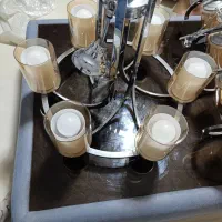 لوستر 6 شعله طرح رینگی لوستر پذیرایی کلاسیک|لوستر و چراغ آویز|تهران, سازمان برنامه جنوبی|دیوار