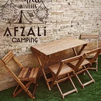 صندلی میز ویلایی ، ناهار خوری زد اب تاشو