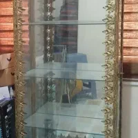 بوفه و اینه کنسول برنجی بزرگ و کاملا سالم