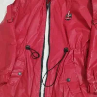 کاپشن دخترانه طرح چرم درحدنو