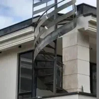 پله پیچ گرد گردون صاف آهنی دوبلکسی فلزی|خدمات پیشه و مهارت|تهران, خلازیر|دیوار