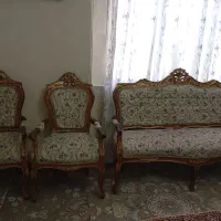 مبل ۹ نفره تمام چوب فقط ۷ میلیون|مبلمان خانگی و میز عسلی|تهران, بروجردی|دیوار