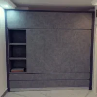 ساخت و اجرای کابینت کمد دیواری دراور همراه با نصب|خدمات پیشه و مهارت|ساوه, |دیوار