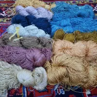 فرش ابریشم دستباف  با ابریشم