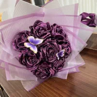 گل روبانی ولنتاین|گل مصنوعی|میانه, |دیوار