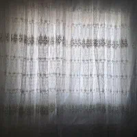 پرده همراه ساتن