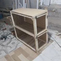 قفس دو طبقه هر طبقه بزرگ برای هر نوع پرنده