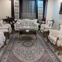 مبلمان ۹ نفره استیل به همراه نهارخوری ۸ نفره