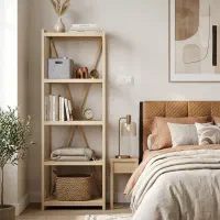 استند 5 طبقه چوبی
