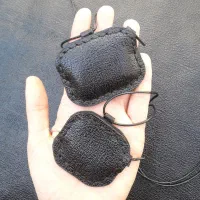 گردنبند و بازوبند چرم طبیعی مدل گلاریس چرم آدلی