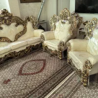مبل سلطنتی شاه نشین و غذاخوری در حد نو هست|مبلمان خانگی و میز عسلی|خوی, |دیوار
