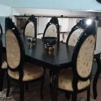 میز صندلی غذا خوری ۸ نفره تمیز