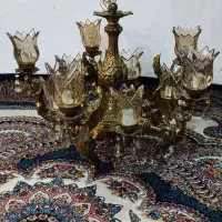 لوستربرنجی یک جفت سالم|لوستر و چراغ آویز|تهران, علم و صنعت|دیوار