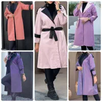 بارانی جنس کتان فری سایز تا سایز۴۶