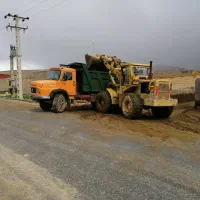 خاک برداری، حمل نخاله، با لودر کمپرسی