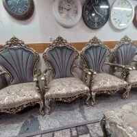 مبل ۹نفره گردوبا اقساط ۱۰|مبلمان خانگی و میز عسلی|خمینیشهر, |دیوار