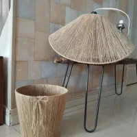 ست لوستر سطل جا دستمال|صنایع دستی و سایر لوازم تزئینی|قزوین, |دیوار