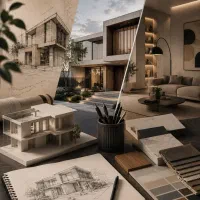 طراحی داخلی و نما،اجرا 3Dmax