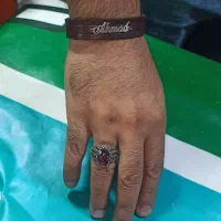 فیروزه آمیتیست سیترین یاقوت حک اسم طلا میناکاری