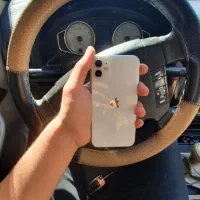 آیفون۱۱ سفید تمیز بدون خط و خش دو سیم کارت