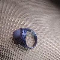 انگشتر نقره مردانه با سنگ خاص|جواهرات|مسجد سلیمان, |دیوار