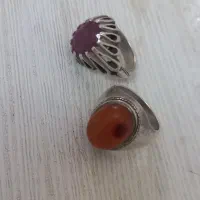 انگشتر عقیق یمنی ویاقوت معدنی