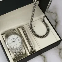 ست ویژه ساعت و دستبند مردانه پرداخت در محل