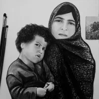 نقاشی سیاه قلم