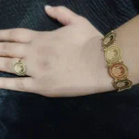 نیم ست و گوشواره 250بالای طلای خام