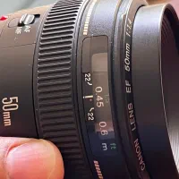 لنز Canon 50mm f/1.4 USM|دوربین عکاسی و فیلم‌برداری|تهران, نارمک|دیوار