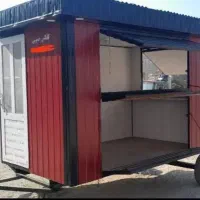 کانکس چرخدار فست فود کافه