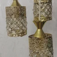 لوستر سه شاخه طلایی