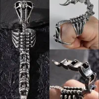 انگشتر استیل عقرب متحرک معاوضه با کفتر