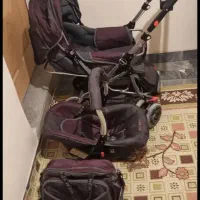 کریر کالسکه و کیف کودک و رورک