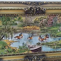 تابلو فرش و تابلو سه تیکه آینه ای