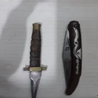 خنجره عتیقه با چاقو