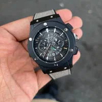 ساعت مردانه هابلوت کاسیو بند چرم و رابر تقویم دار|ساعت|ارومیه, |دیوار